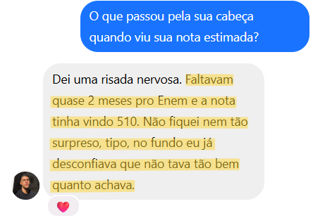 Lucas, primeiro aluno do Teta, nota acima de 800 em Matemática no último ENEM